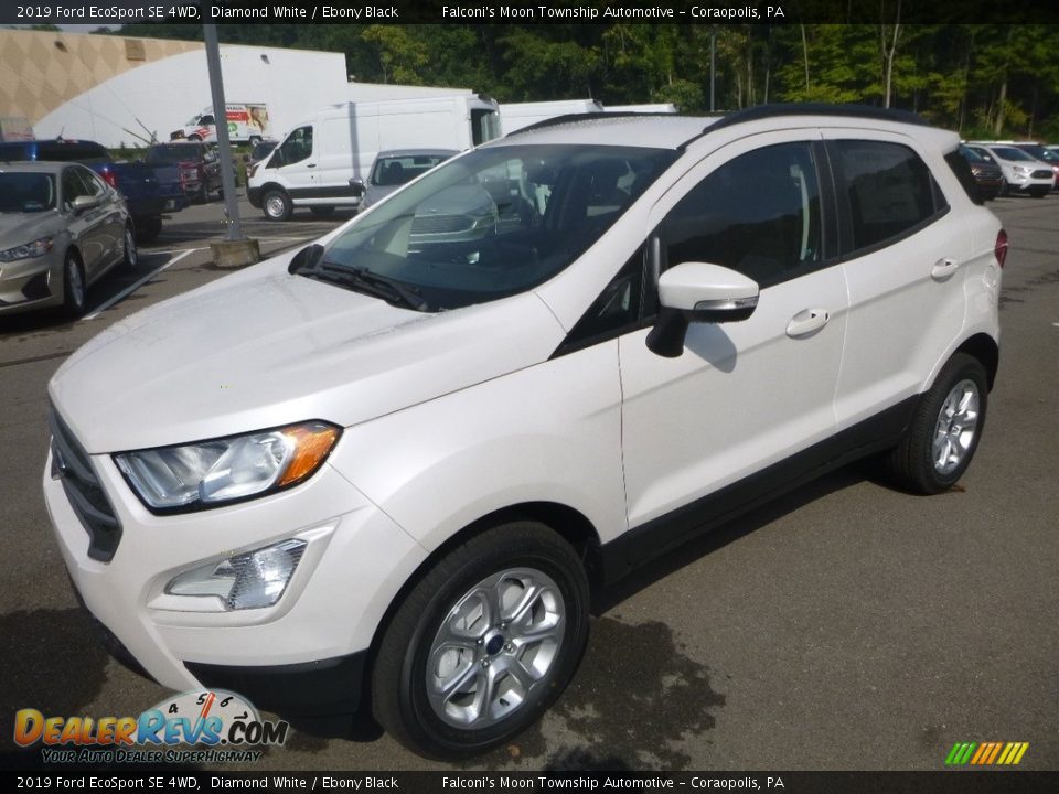 2019 Ford EcoSport SE 4WD Diamond White / Ebony Black Photo #5