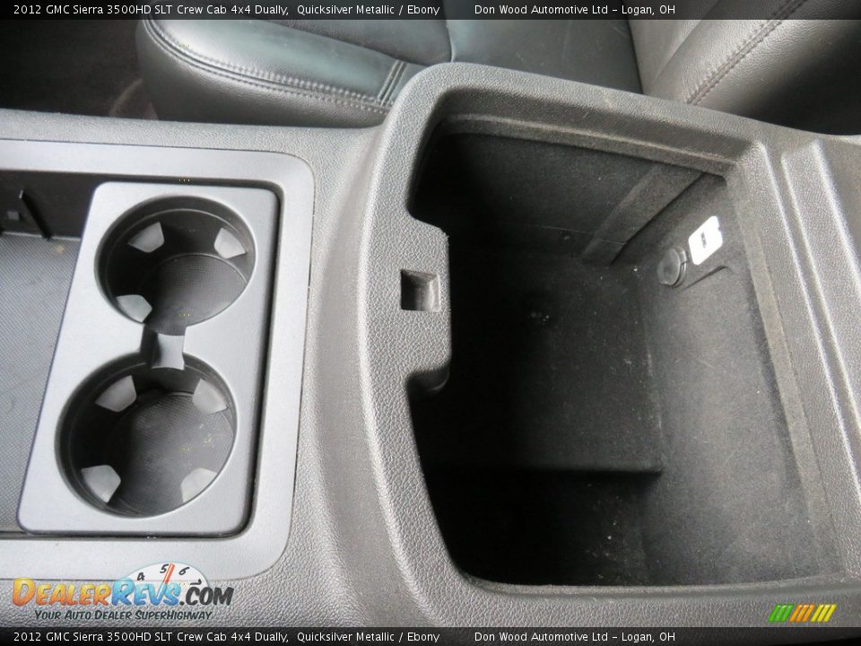 2012 GMC Sierra 3500HD SLT Crew Cab 4x4 Dually Quicksilver Metallic / Ebony Photo #29