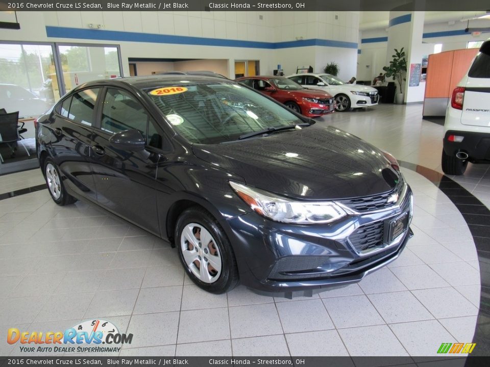 2016 Chevrolet Cruze LS Sedan Blue Ray Metallic / Jet Black Photo #3