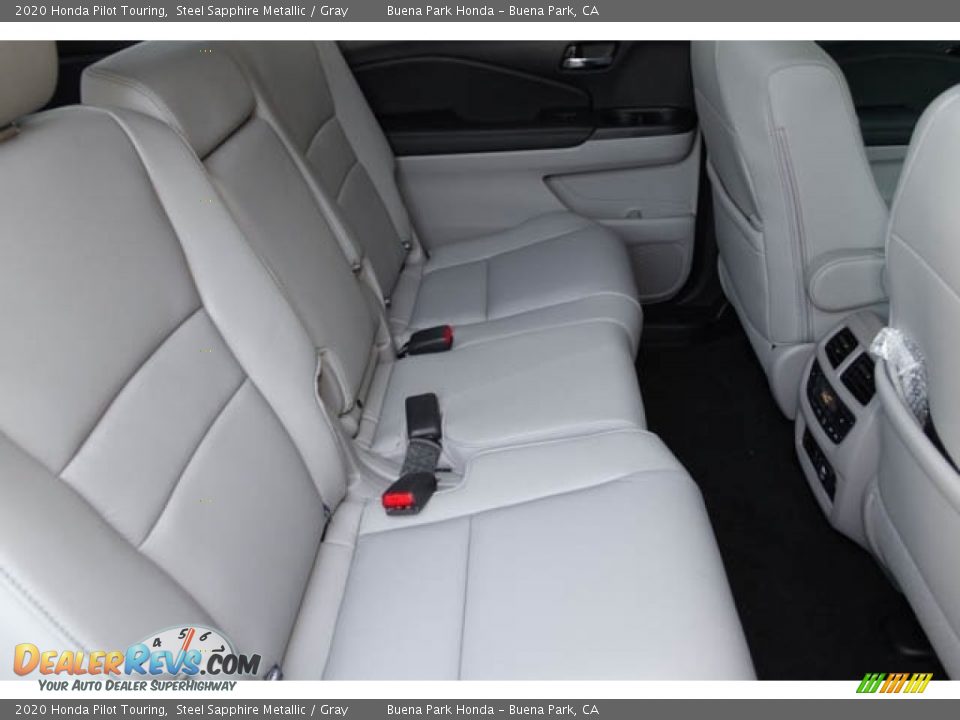 2020 Honda Pilot Touring Steel Sapphire Metallic / Gray Photo #31