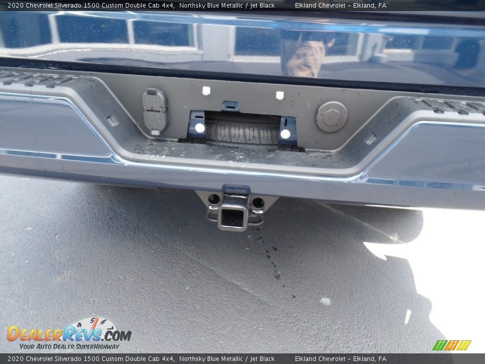 2020 Chevrolet Silverado 1500 Custom Double Cab 4x4 Northsky Blue Metallic / Jet Black Photo #11
