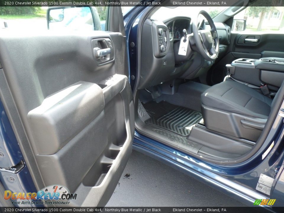 Front Seat of 2020 Chevrolet Silverado 1500 Custom Double Cab 4x4 Photo #14