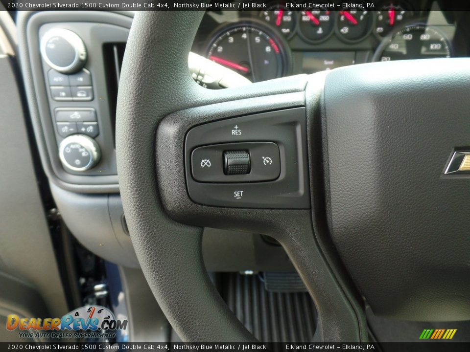 2020 Chevrolet Silverado 1500 Custom Double Cab 4x4 Steering Wheel Photo #22