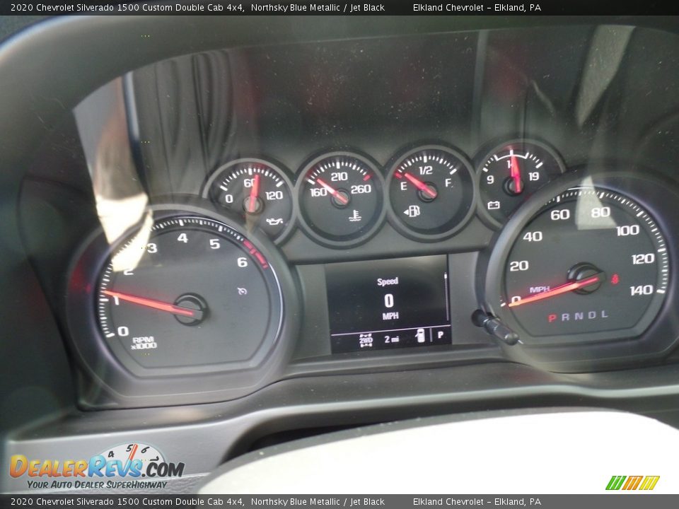 2020 Chevrolet Silverado 1500 Custom Double Cab 4x4 Gauges Photo #24