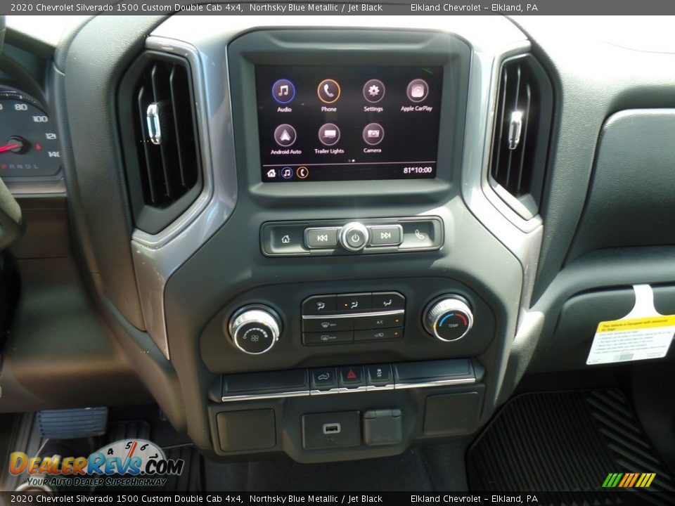 Controls of 2020 Chevrolet Silverado 1500 Custom Double Cab 4x4 Photo #25