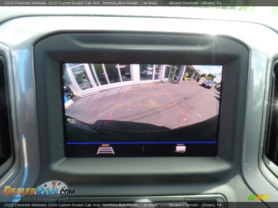2020 Chevrolet Silverado 1500 Custom Double Cab 4x4 Northsky Blue Metallic / Jet Black Photo #29