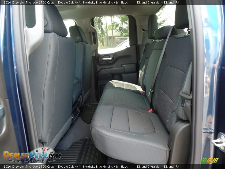 Rear Seat of 2020 Chevrolet Silverado 1500 Custom Double Cab 4x4 Photo #33