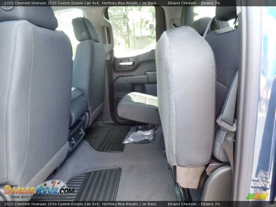 Rear Seat of 2020 Chevrolet Silverado 1500 Custom Double Cab 4x4 Photo #34