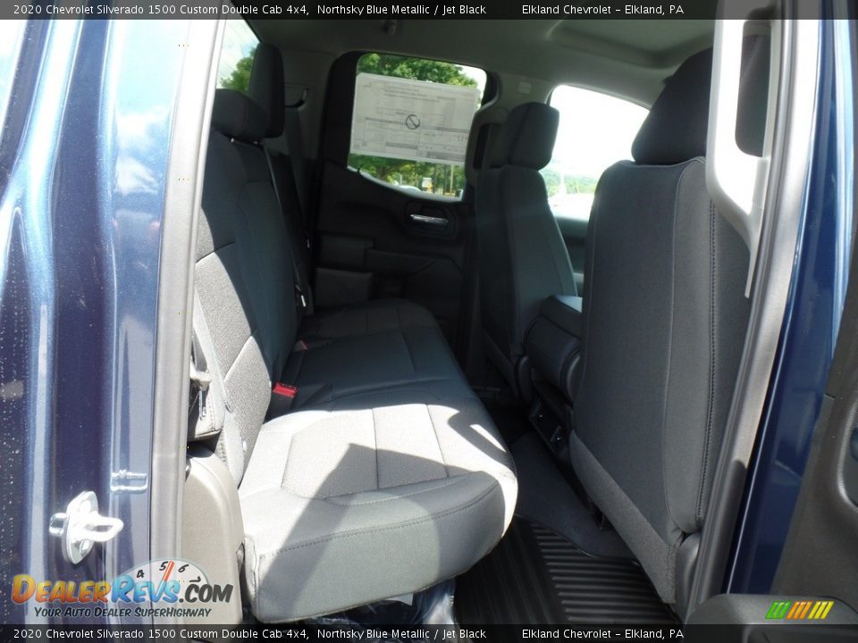 Rear Seat of 2020 Chevrolet Silverado 1500 Custom Double Cab 4x4 Photo #36