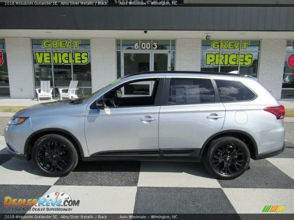 2018 Mitsubishi Outlander SE Alloy Silver Metallic / Black Photo #1