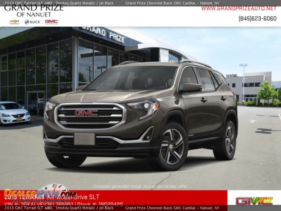 2019 GMC Terrain SLT AWD Smokey Quartz Metallic / Jet Black Photo #1