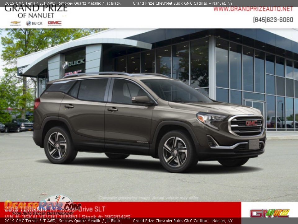 2019 GMC Terrain SLT AWD Smokey Quartz Metallic / Jet Black Photo #4