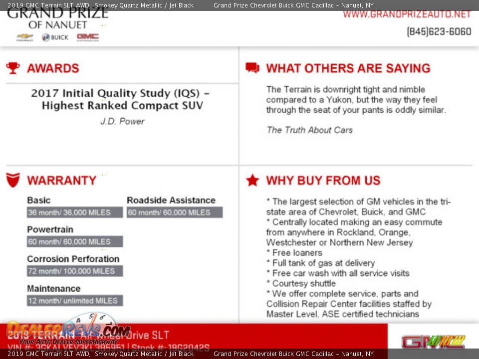 2019 GMC Terrain SLT AWD Smokey Quartz Metallic / Jet Black Photo #11