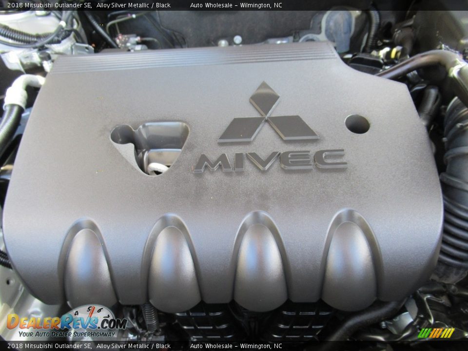 2018 Mitsubishi Outlander SE Alloy Silver Metallic / Black Photo #6
