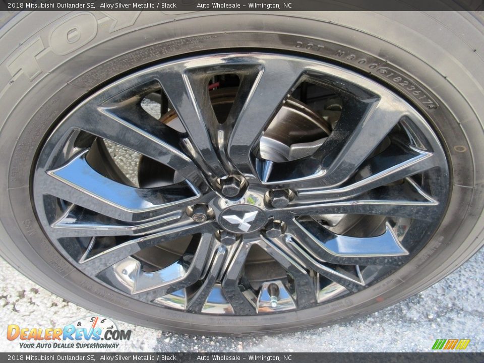 2018 Mitsubishi Outlander SE Alloy Silver Metallic / Black Photo #7