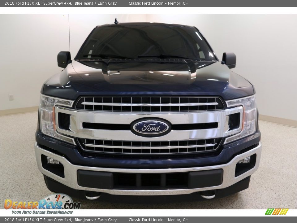 2018 Ford F150 XLT SuperCrew 4x4 Blue Jeans / Earth Gray Photo #2