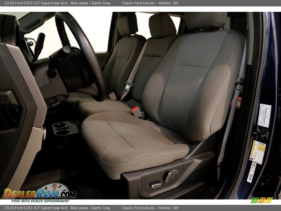 2018 Ford F150 XLT SuperCrew 4x4 Blue Jeans / Earth Gray Photo #6
