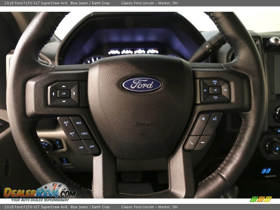 2018 Ford F150 XLT SuperCrew 4x4 Blue Jeans / Earth Gray Photo #7