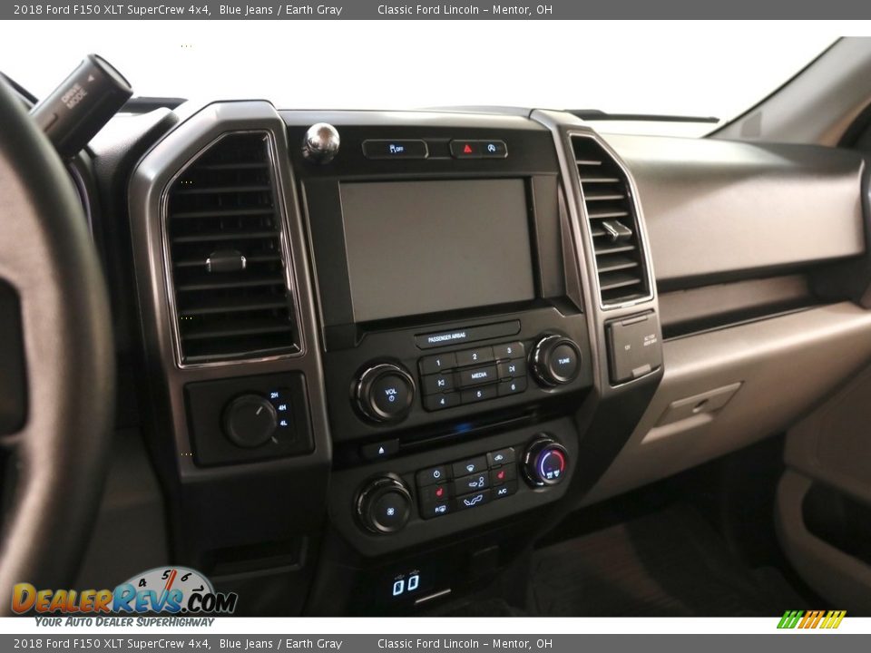 2018 Ford F150 XLT SuperCrew 4x4 Blue Jeans / Earth Gray Photo #9
