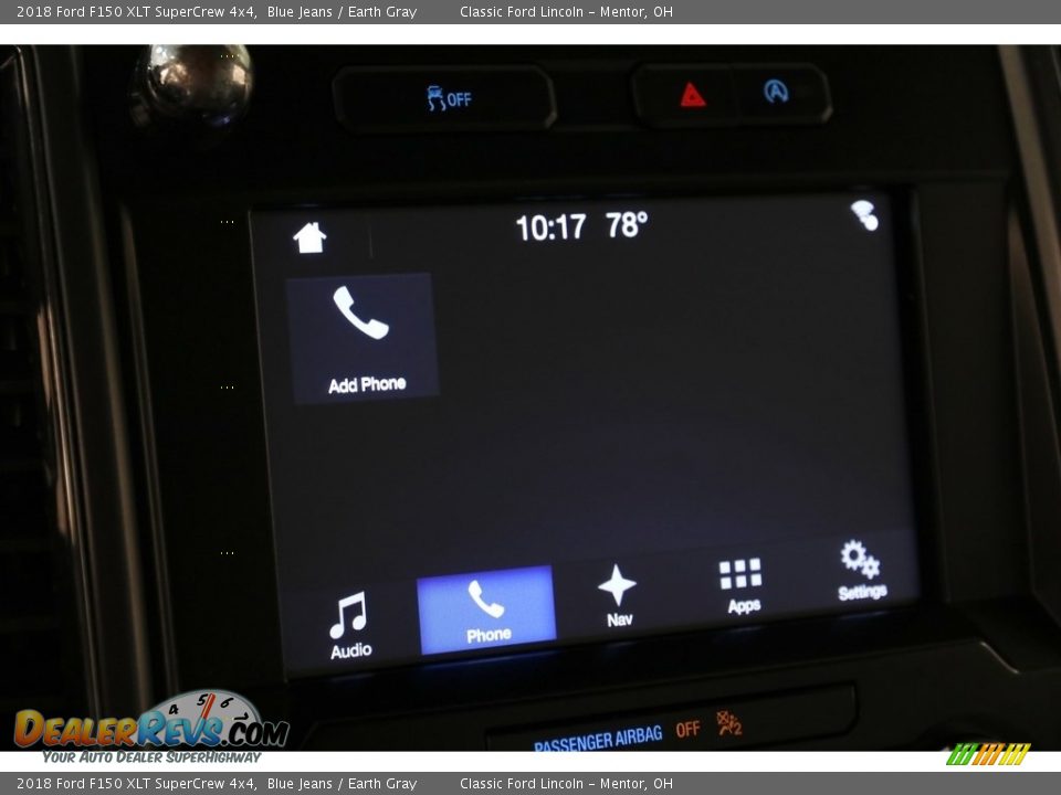 2018 Ford F150 XLT SuperCrew 4x4 Blue Jeans / Earth Gray Photo #11