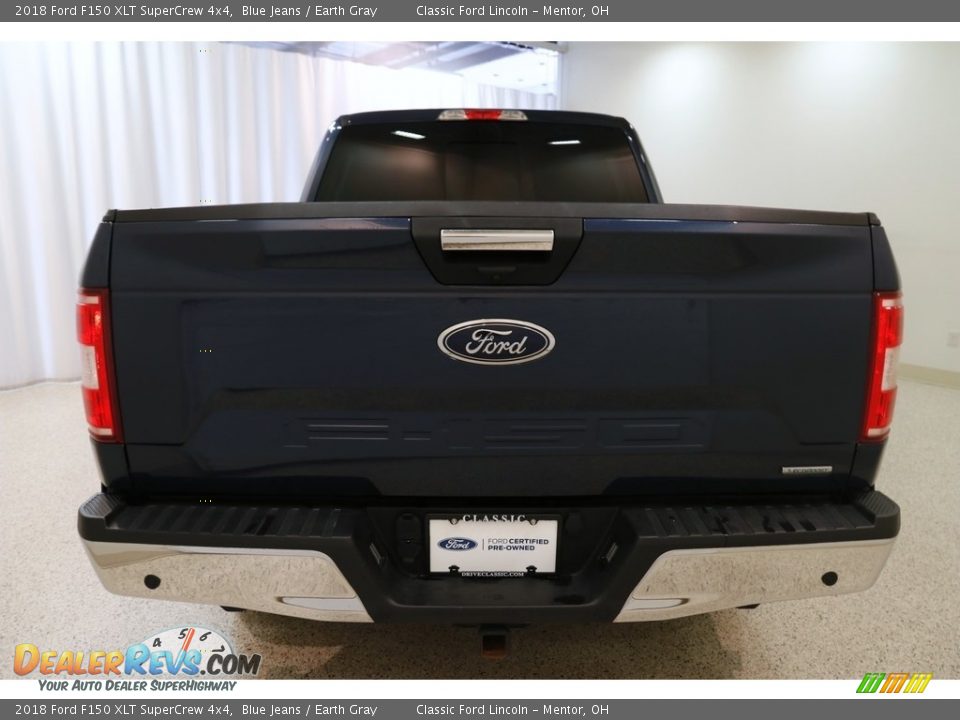 2018 Ford F150 XLT SuperCrew 4x4 Blue Jeans / Earth Gray Photo #19