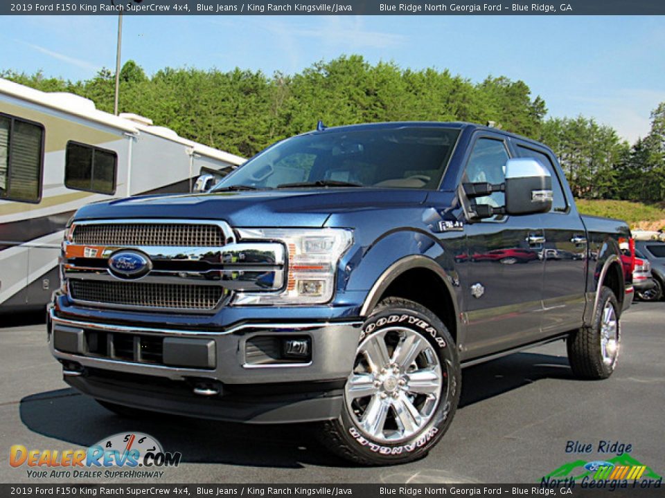 2019 Ford F150 King Ranch SuperCrew 4x4 Blue Jeans / King Ranch Kingsville/Java Photo #1