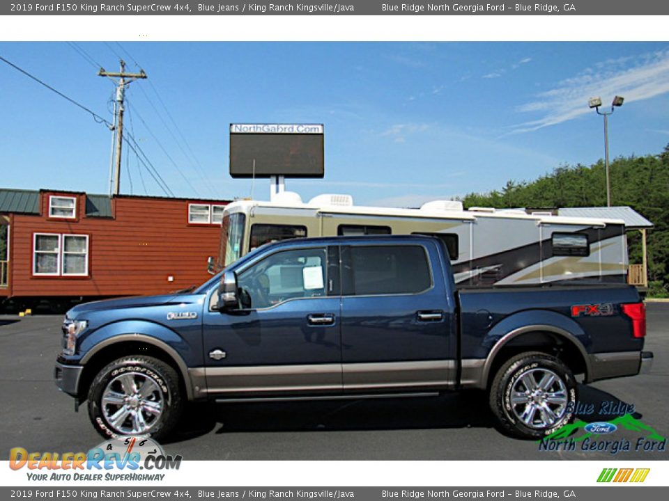 2019 Ford F150 King Ranch SuperCrew 4x4 Blue Jeans / King Ranch Kingsville/Java Photo #2