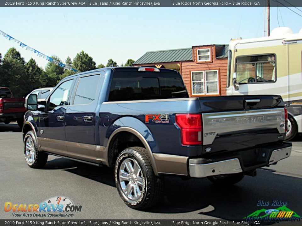 2019 Ford F150 King Ranch SuperCrew 4x4 Blue Jeans / King Ranch Kingsville/Java Photo #3