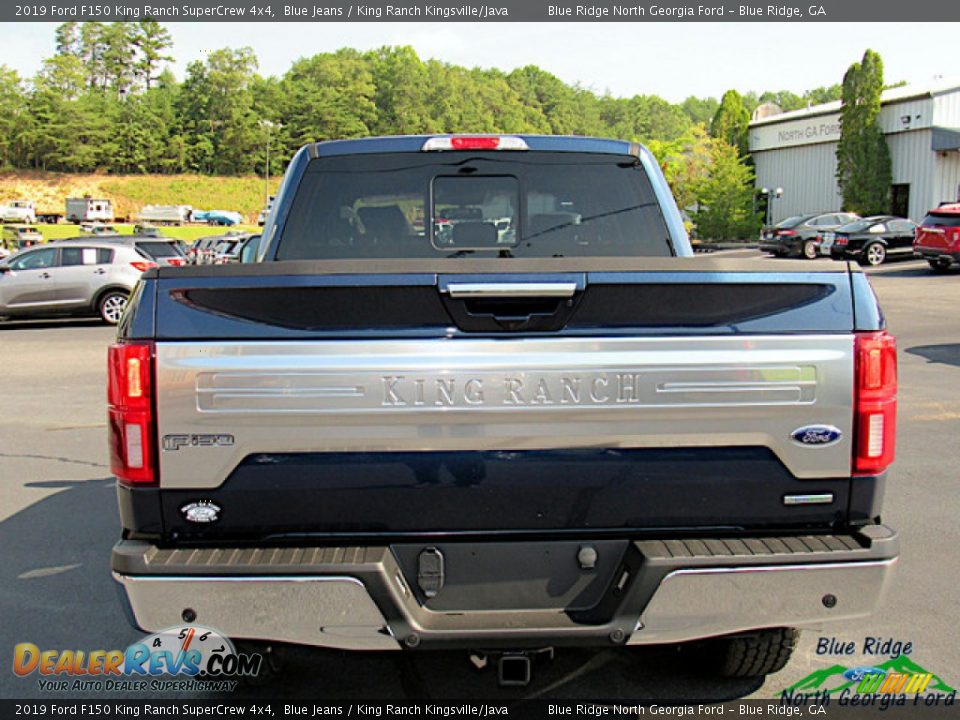 2019 Ford F150 King Ranch SuperCrew 4x4 Blue Jeans / King Ranch Kingsville/Java Photo #4
