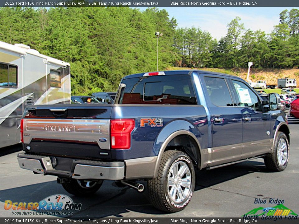 2019 Ford F150 King Ranch SuperCrew 4x4 Blue Jeans / King Ranch Kingsville/Java Photo #5