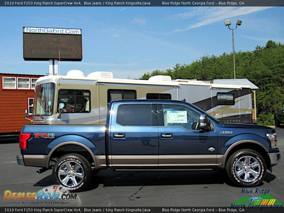 2019 Ford F150 King Ranch SuperCrew 4x4 Blue Jeans / King Ranch Kingsville/Java Photo #6