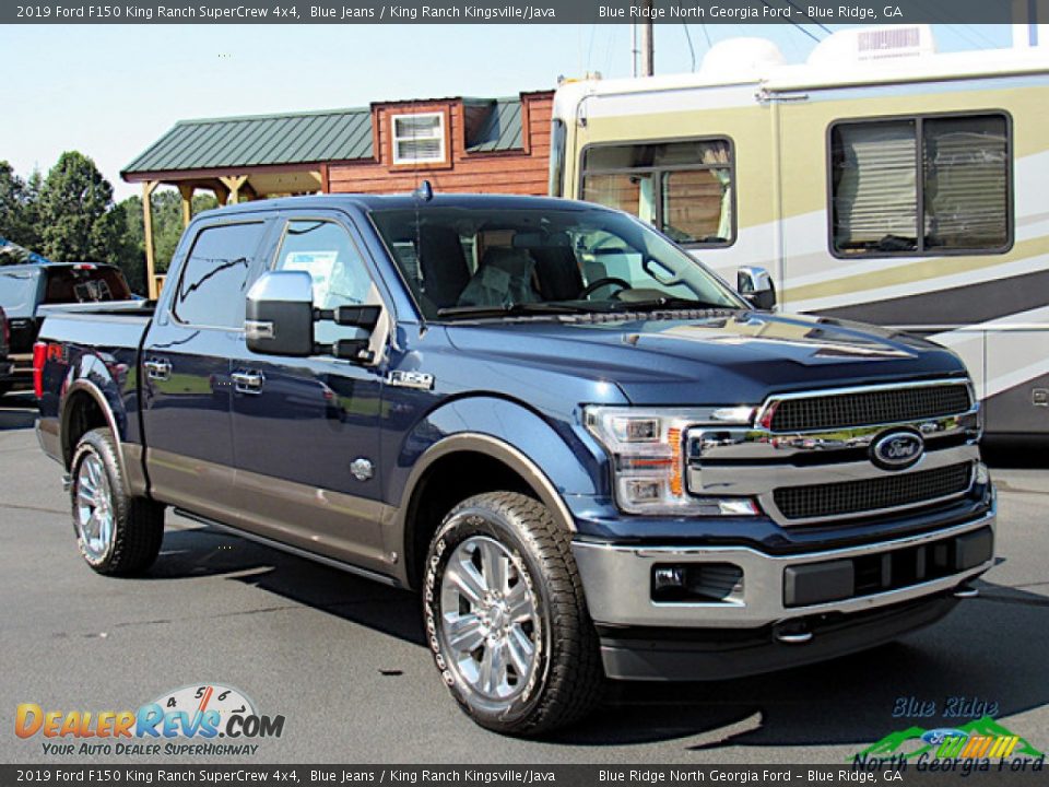 2019 Ford F150 King Ranch SuperCrew 4x4 Blue Jeans / King Ranch Kingsville/Java Photo #7