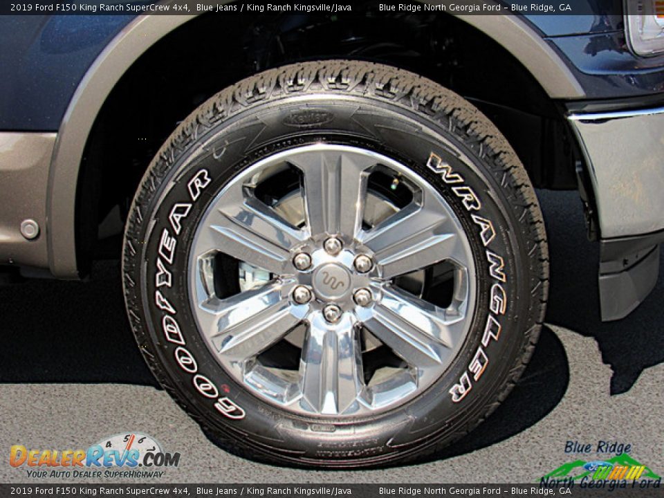 2019 Ford F150 King Ranch SuperCrew 4x4 Blue Jeans / King Ranch Kingsville/Java Photo #9