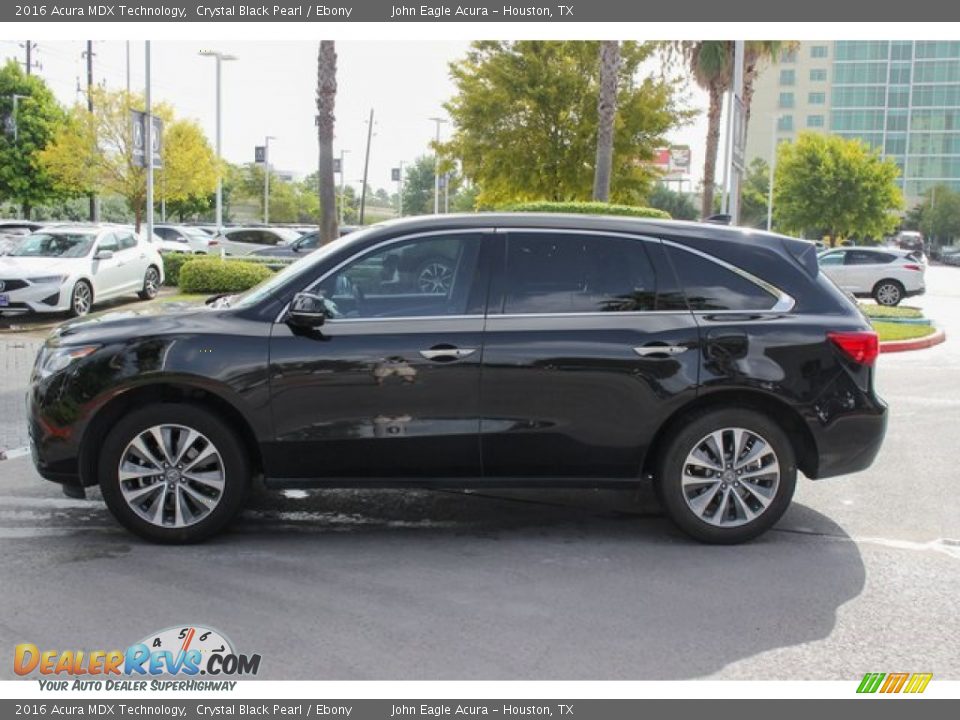 2016 Acura MDX Technology Crystal Black Pearl / Ebony Photo #4