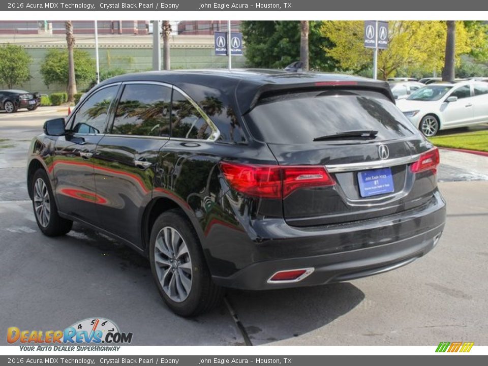 2016 Acura MDX Technology Crystal Black Pearl / Ebony Photo #5