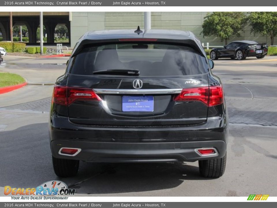 2016 Acura MDX Technology Crystal Black Pearl / Ebony Photo #6