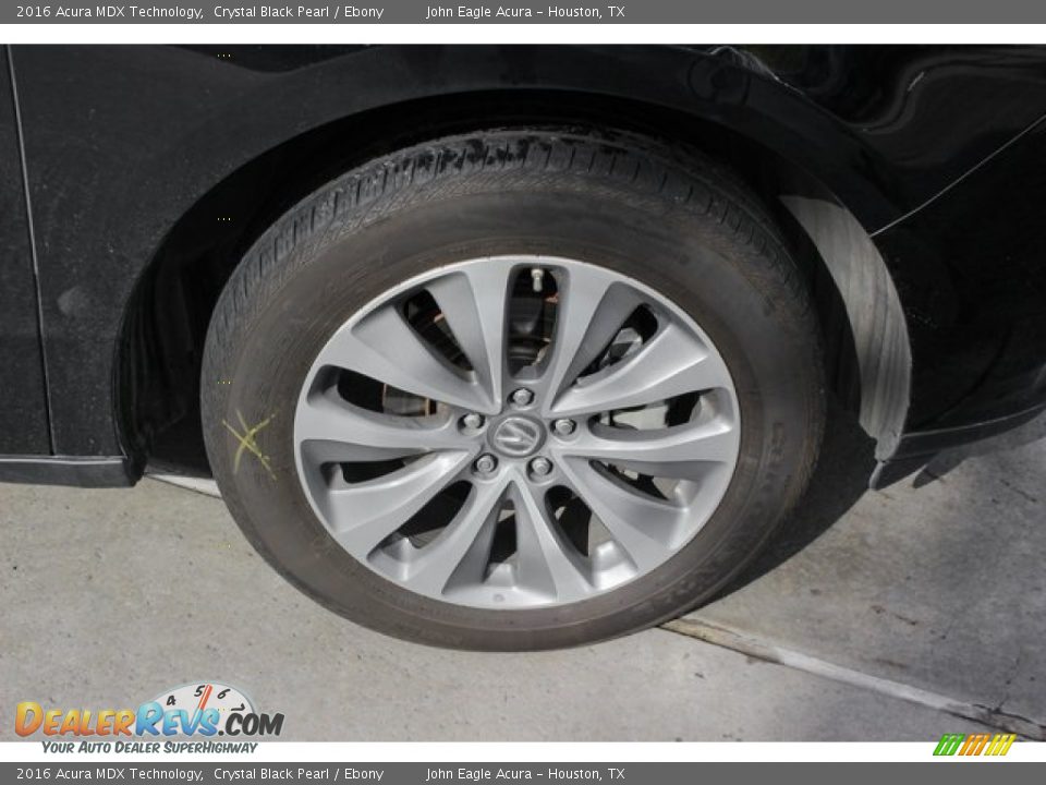 2016 Acura MDX Technology Crystal Black Pearl / Ebony Photo #10