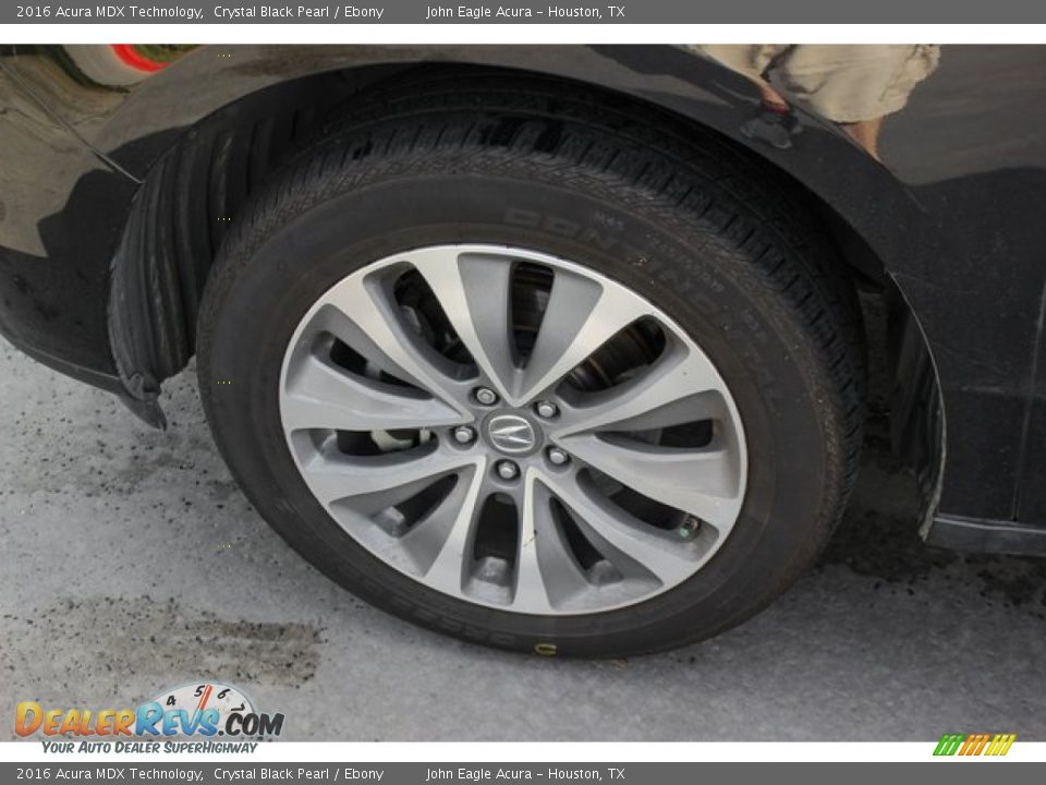 2016 Acura MDX Technology Crystal Black Pearl / Ebony Photo #14
