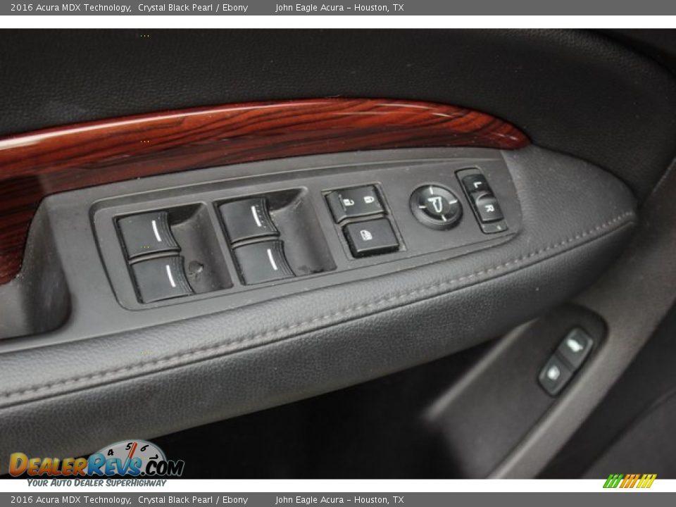 2016 Acura MDX Technology Crystal Black Pearl / Ebony Photo #16