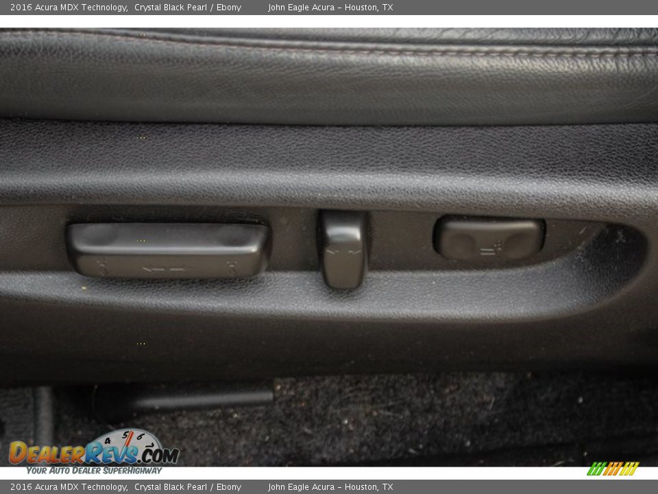 2016 Acura MDX Technology Crystal Black Pearl / Ebony Photo #18