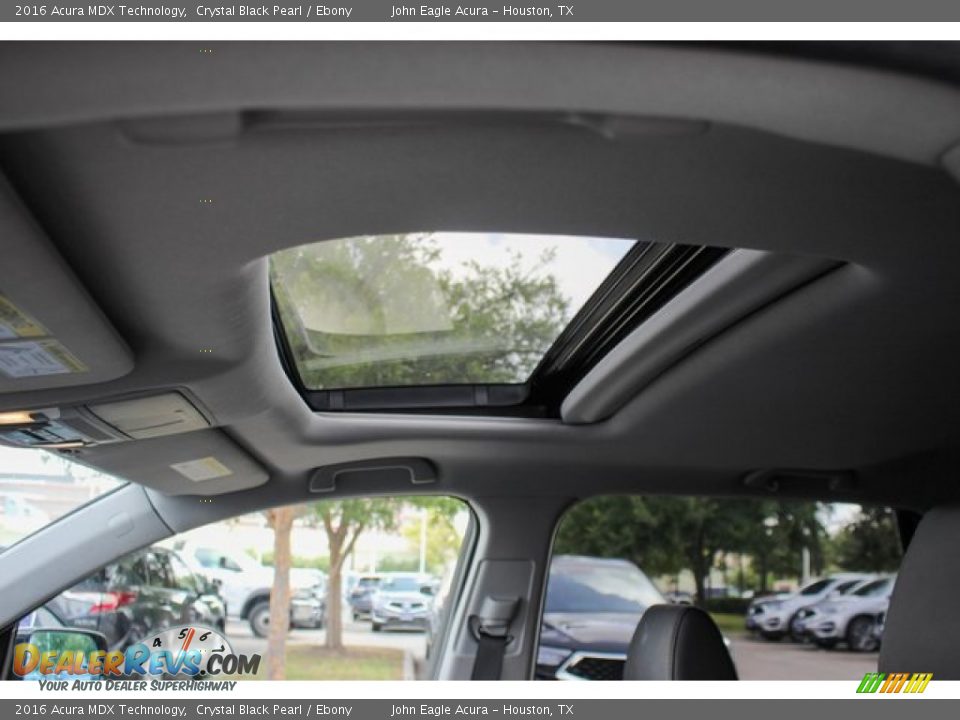 2016 Acura MDX Technology Crystal Black Pearl / Ebony Photo #19