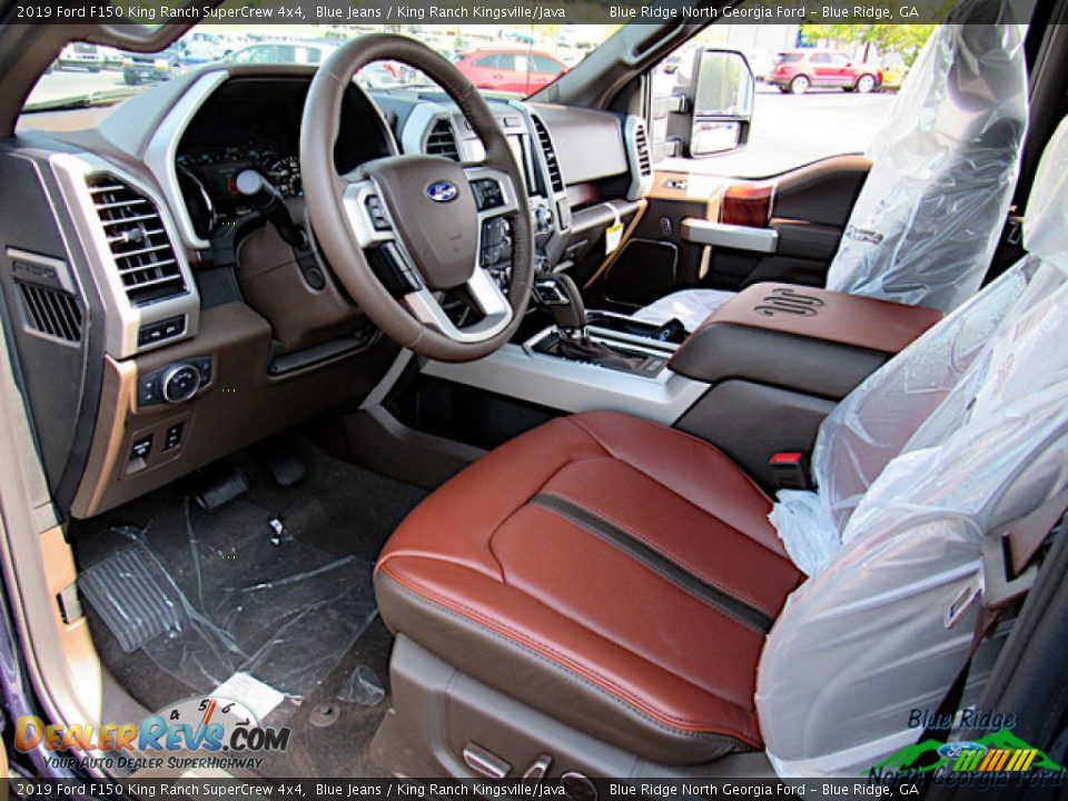 2019 Ford F150 King Ranch SuperCrew 4x4 Blue Jeans / King Ranch Kingsville/Java Photo #32