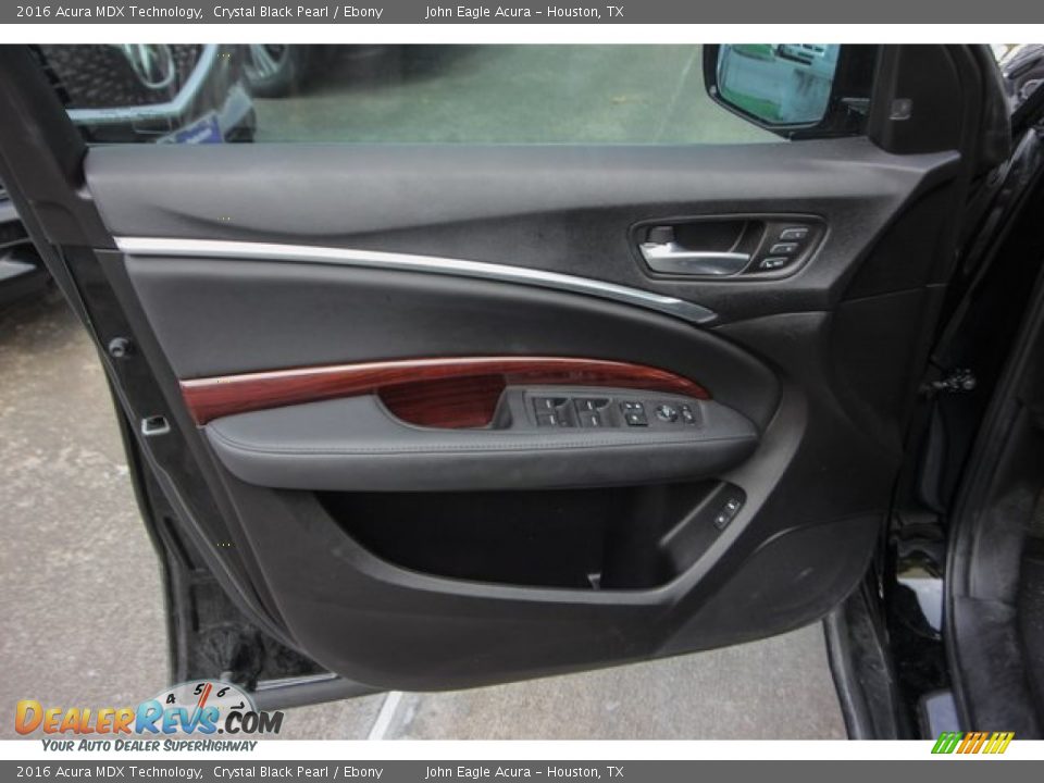 2016 Acura MDX Technology Crystal Black Pearl / Ebony Photo #20
