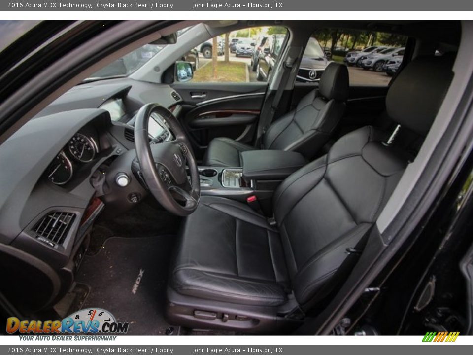 2016 Acura MDX Technology Crystal Black Pearl / Ebony Photo #21