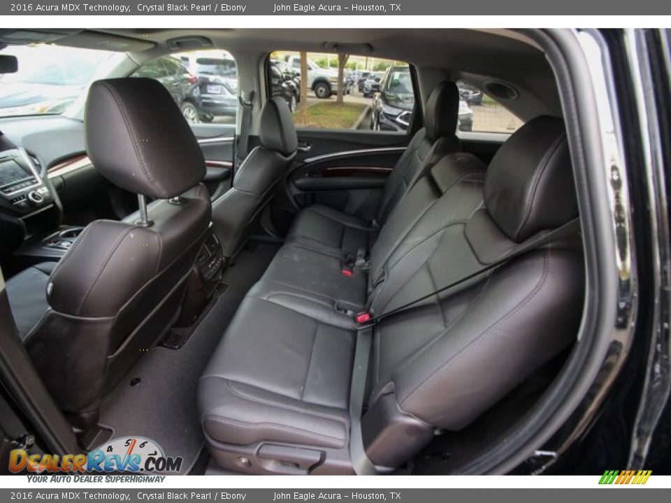 2016 Acura MDX Technology Crystal Black Pearl / Ebony Photo #23