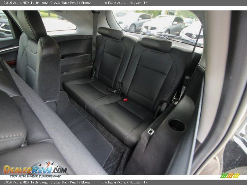 2016 Acura MDX Technology Crystal Black Pearl / Ebony Photo #24