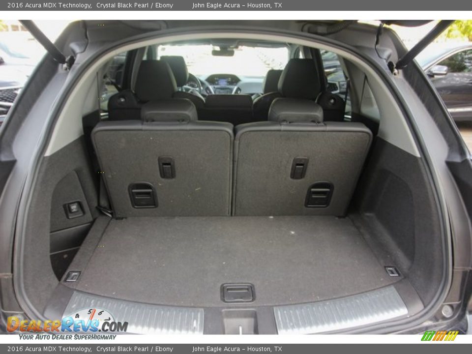 2016 Acura MDX Technology Crystal Black Pearl / Ebony Photo #25