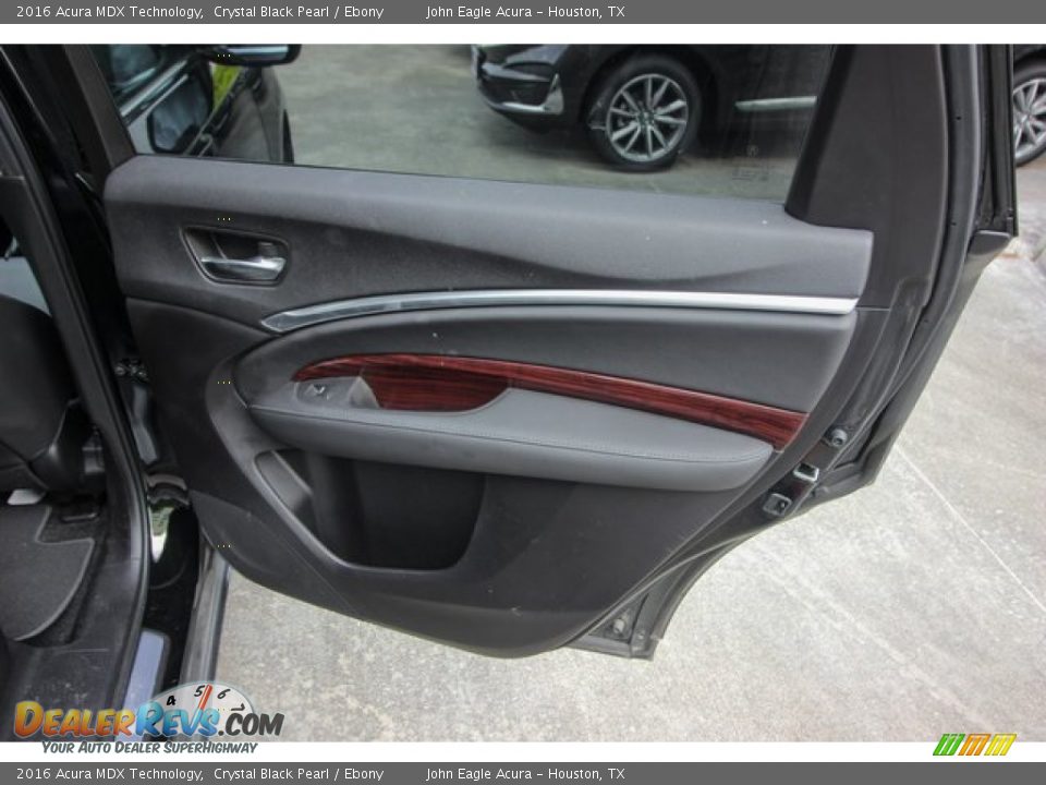 2016 Acura MDX Technology Crystal Black Pearl / Ebony Photo #27