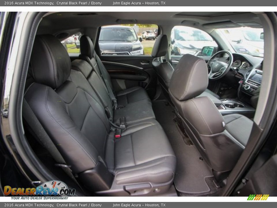 2016 Acura MDX Technology Crystal Black Pearl / Ebony Photo #28