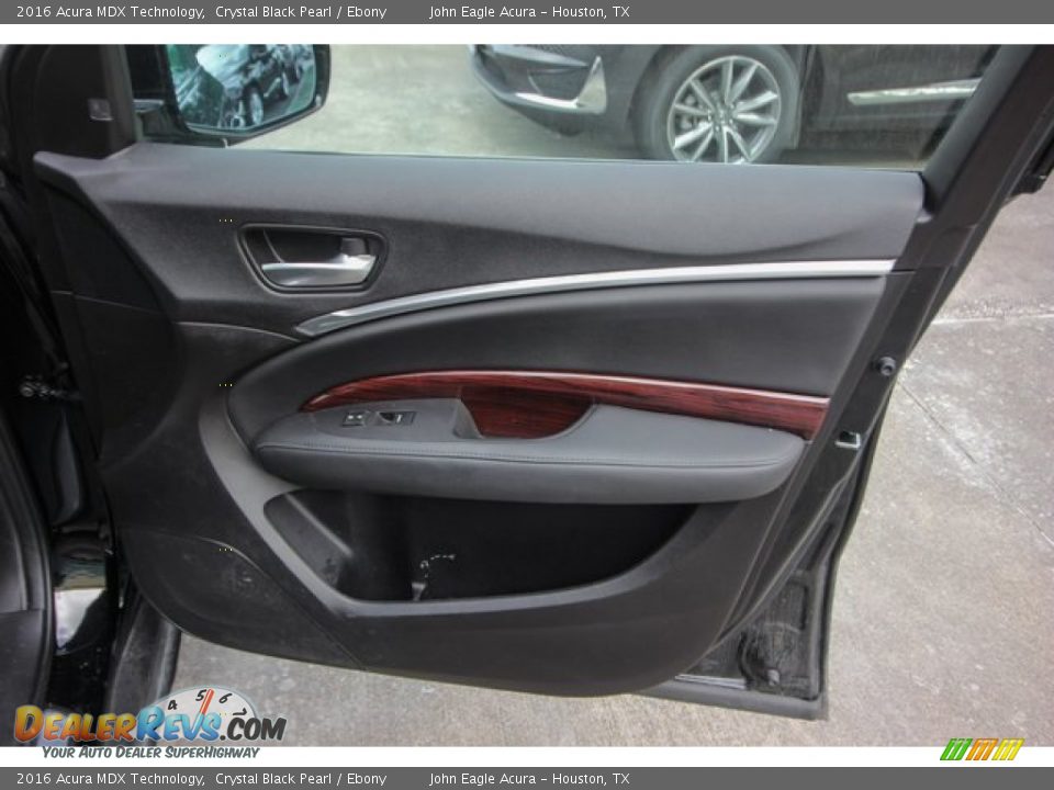 2016 Acura MDX Technology Crystal Black Pearl / Ebony Photo #29